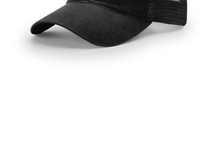 Richardson Garment Washed Trucker 111 Black OSFA