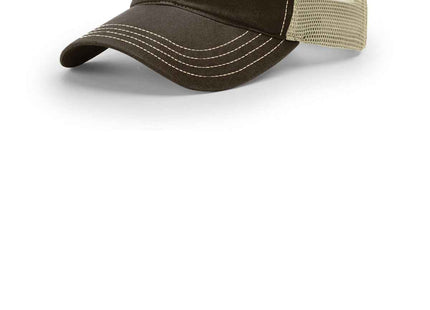 Richardson Garment Washed Trucker 111 Brown Khaki OSFA