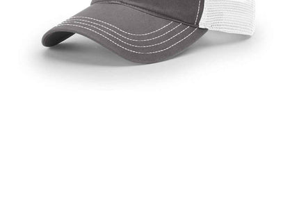 Richardson Garment Washed Trucker 111 Charcoal White OSFA