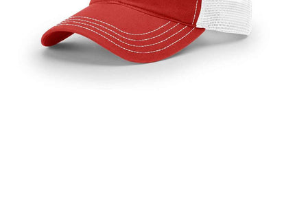 Richardson Garment Washed Trucker 111 Red White OSFA