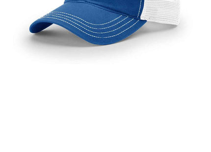 Richardson Garment Washed Trucker 111 Royal White OSFA