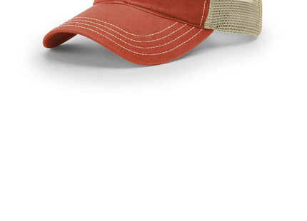 Richardson Garment Washed Trucker 111 T Orange Khaki OSFA
