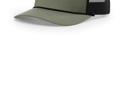 Richardson FivePanel with Rope 112FPR Loden Black Black OSFA