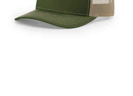 Richardson FivePanel Trucker 112FP Army Olive Tan OSFA