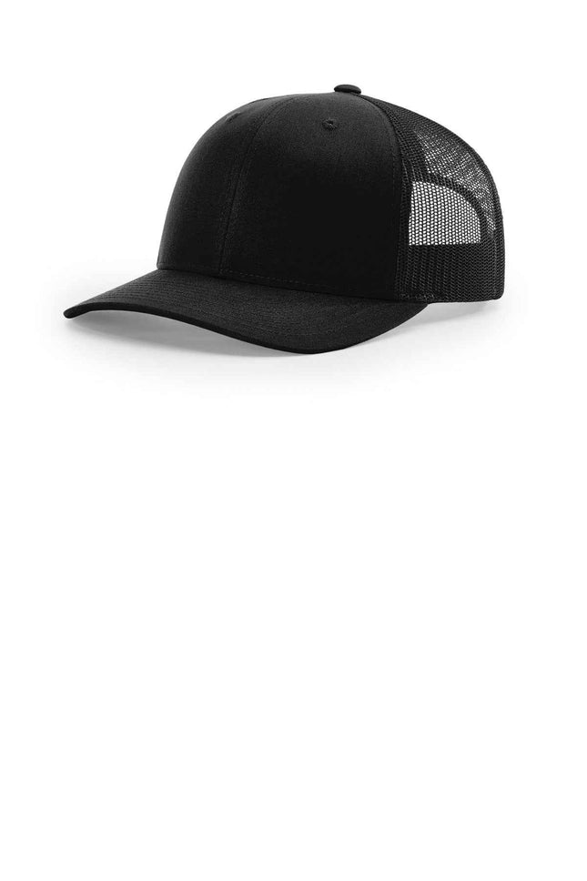 Richardson 112+ RFlex Adjustable Trucker 112PL Black OSFA
