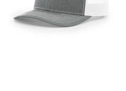 Richardson 112+ RFlex Adjustable Trucker 112PL Heather Grey White OSFA