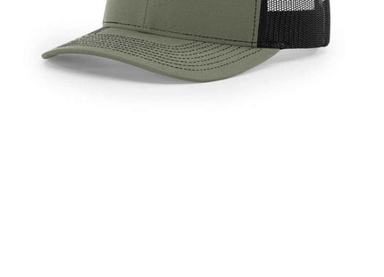 Richardson 112+ RFlex Adjustable Trucker 112PL Loden Black OSFA