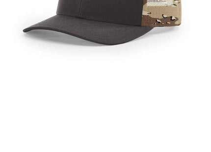 Richardson Printed Mesh Trucker 112PM Brown Desert Camo OSFA
