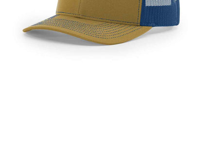 Richardson Trucker Cap 112 Biscuit True Blue OSFA