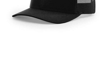 Richardson Trucker Cap 112 Black OSFA