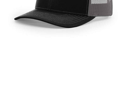 Richardson Trucker Cap 112 Black Charcoal OSFA
