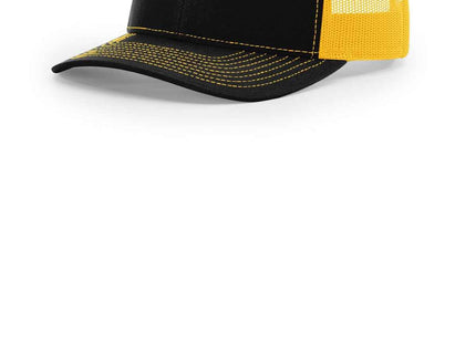 Richardson Trucker Cap 112 Black Gold OSFA