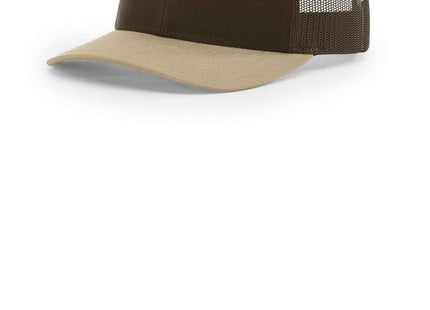 Richardson Trucker Cap 112 Brown Brown Khaki OSFA
