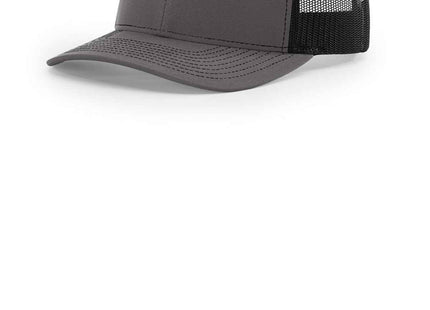 Richardson Trucker Cap 112 Charcoal Black OSFA