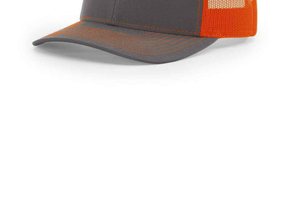 Richardson Trucker Cap 112 Charcoal Orange OSFA