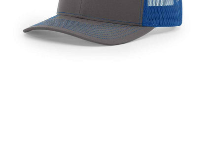 Richardson Trucker Cap 112 Charcoal Royal OSFA