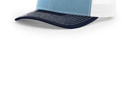 Richardson Trucker Cap 112 Columbia Blue White Navy OSFA