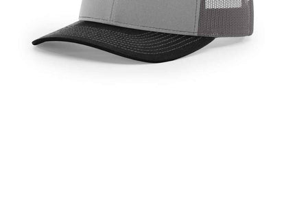Richardson Trucker Cap 112 Grey Charcoal Black OSFA