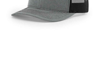 Richardson Trucker Cap 112 Heather Grey Black OSFA