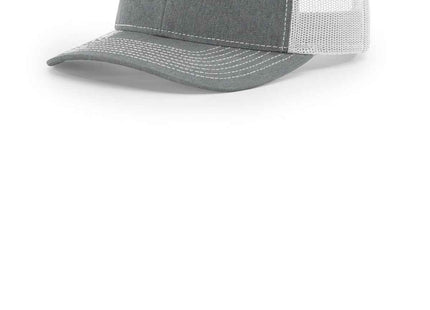 Richardson Trucker Cap 112 Heather Grey Light Grey OSFA
