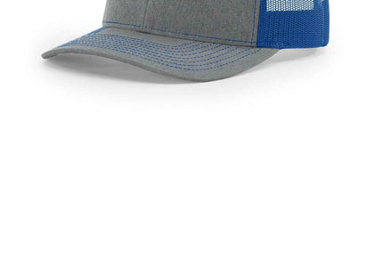 Richardson Trucker Cap 112 Heather Grey Royal OSFA