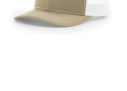 Richardson Trucker Cap 112 Khaki White OSFA