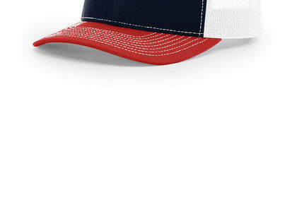 Richardson Trucker Cap 112 Navy White Red OSFA