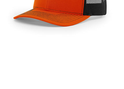 Richardson Trucker Cap 112 Orange Black OSFA