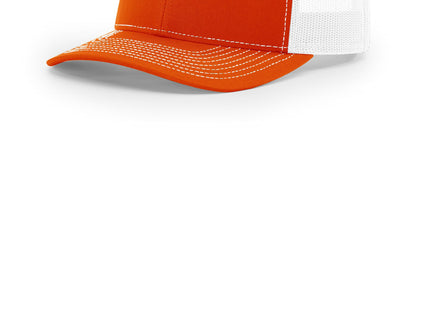 Richardson Trucker Cap 112 Orange White OSFA