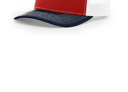 Richardson Trucker Cap 112 Red White Navy OSFA