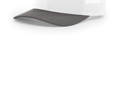 Richardson Trucker Cap 112 White White Charcoal OSFA