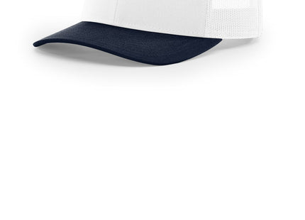 Richardson Trucker Cap 112 White White Navy OSFA