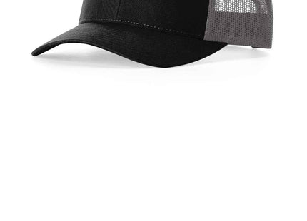 Richardson Low Pro Trucker 115 Black Charcoal M L