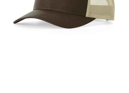 Richardson Low Pro Trucker 115 Brown Khaki M L