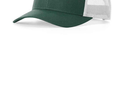 Richardson Low Pro Trucker 115 Dark Green Heather Light Grey M L