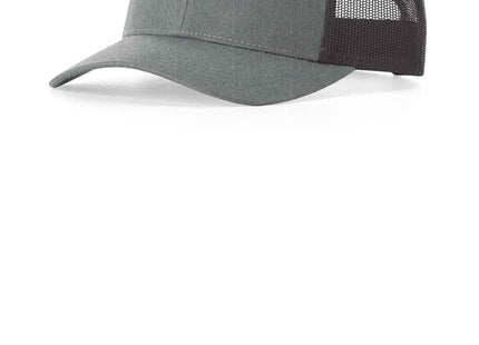 Richardson Low Pro Trucker 115 Heather Grey Dark Charcoal M L