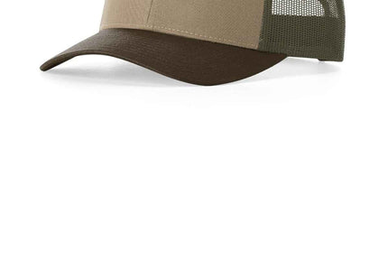 Richardson Low Pro Trucker 115 Tan Loden Brown M L
