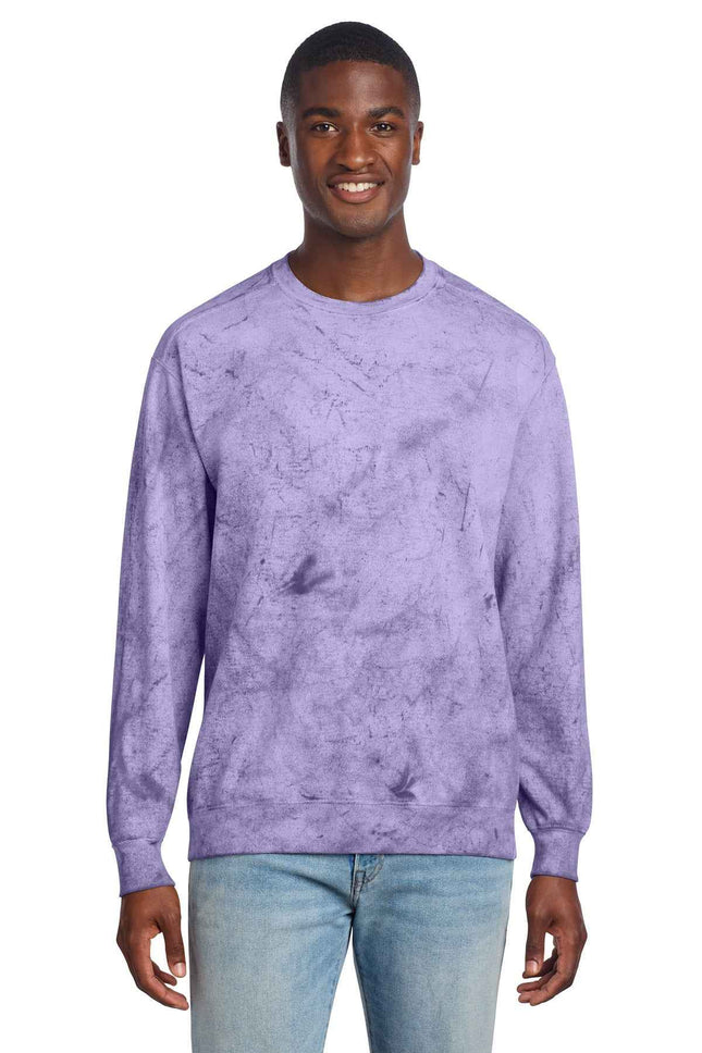 Comfort Colors Color Blast Crewneck Sweatshirt 1545 Amethyst