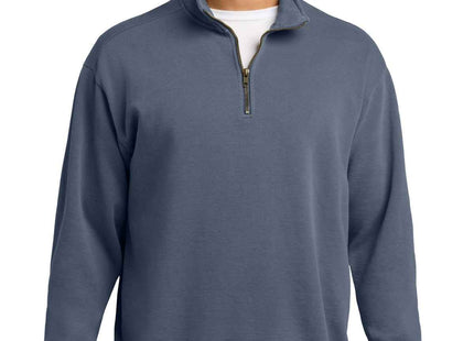 COMFORT COLORS Ring Spun 1/4Zip Sweatshirt 1580 Blue Jean