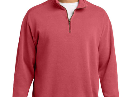 COMFORT COLORS Ring Spun 1/4Zip Sweatshirt 1580 Crimson