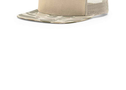 Richardson Printed 7Panel Trucker 168P Harvest Duck Camo Sandstone OSFA