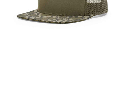 Richardson Printed 7Panel Trucker 168P Mossy Oak Bottomland Loden OSFA
