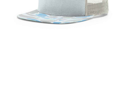 Richardson Printed 7Panel Trucker 168P Saltwater Duck Camo Ice Grey OSFA