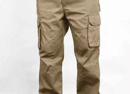 Men's Premium Solid Color Cargo Pants Beige