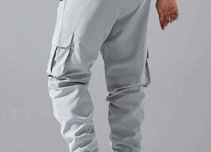 Men's Premium Black Cargo Trousers with Flap Pockets
