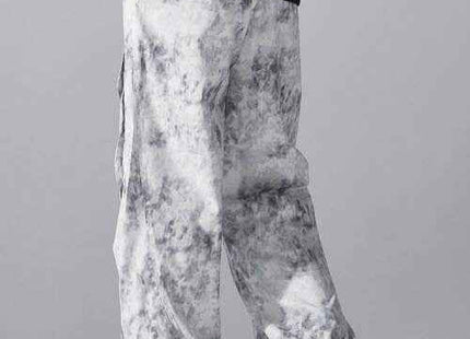 Men's Premium Plus Size Marble Wash Cargo Pants