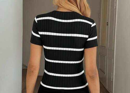 Women's Premium Ribbed Fitted T-Shirt