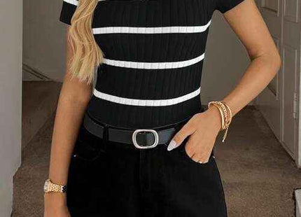 Women's Premium Ribbed Fitted T-Shirt