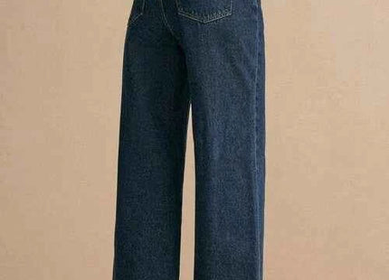 Women's Premium Slant Pocket Wide Leg Denim Jeans