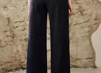 Women's Premium Wide Leg Press Crease Denim Jeans